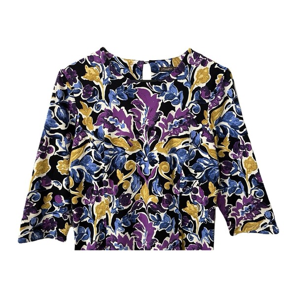 J McLaughlin Womens Medium Catalina Cloth Floral Catalyst Mini Dress w Pockets - Picture 2 of 6